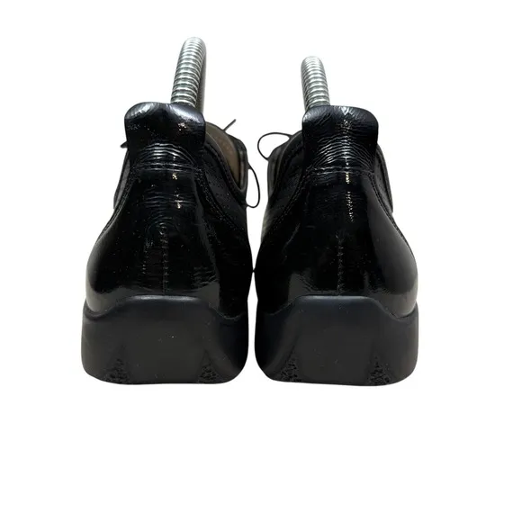 Finn Comfort Womens Black Leather Oxfords Comfort Casual Walking Shoes Sz UK 5