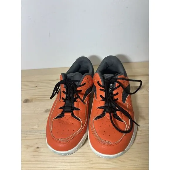 Fitville Marca Orange Lace Up Low Top Tennis  Shoes Size Men's 6.5‎ Women's 8 Z5