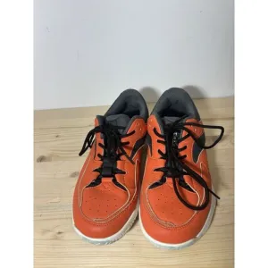 Fitville Marca Orange Lace Up Low Top Tennis  Shoes Size Men's 6.5‎ Women's 8 Z5