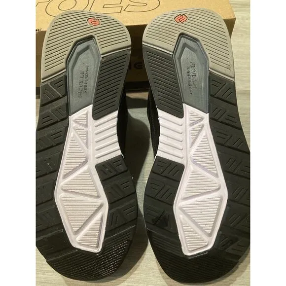 FitVille Rebound Core V1 Sneakers Men Size 11 WIDE Black Arch Fit Walking Shoes