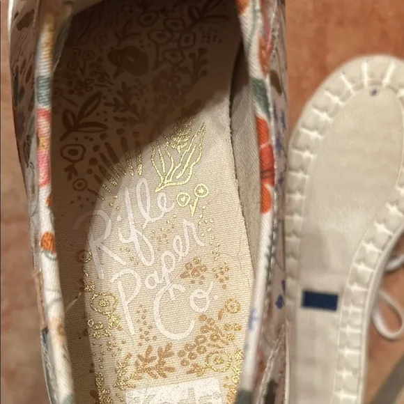 Floral Canvas keds rifle paper co.