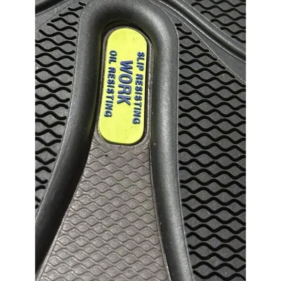 Florsheim Bayside Work Safety Steel Toe Boat Shoe Sz 14D Slip Oil Resistance