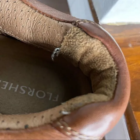Florsheim Tan Mens Oxfords Style Casual Lace Up Shoes Style 13172-200 Size 9M