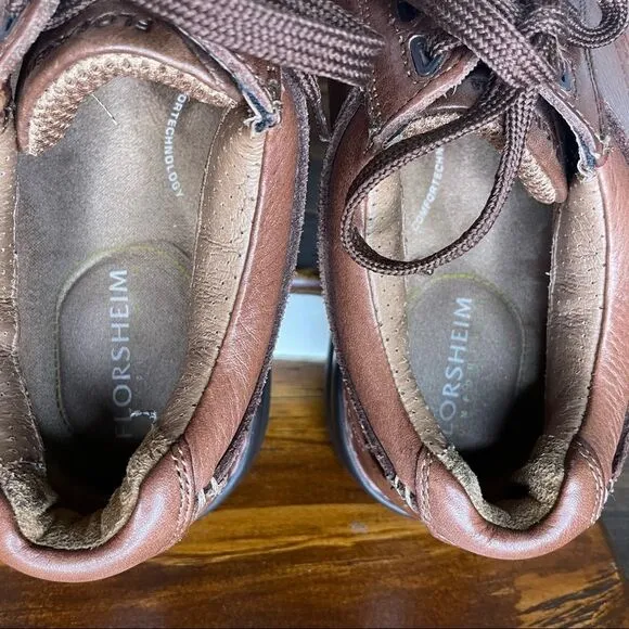 Florsheim Tan Mens Oxfords Style Casual Lace Up Shoes Style 13172-200 Size 9M