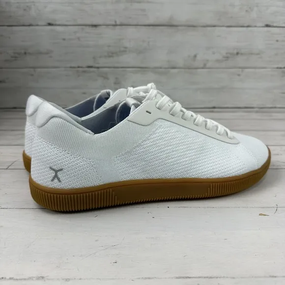 Flux Adapt Mens Size 10.5 White Athletic Gum Sole Trainer Sneakers Womens 11