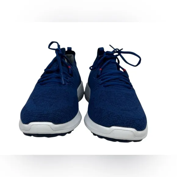 Footjoy Flex XP Mens Size 10 M Blue Knit  Spikeless Golf Shoes Casual 56268 EUC