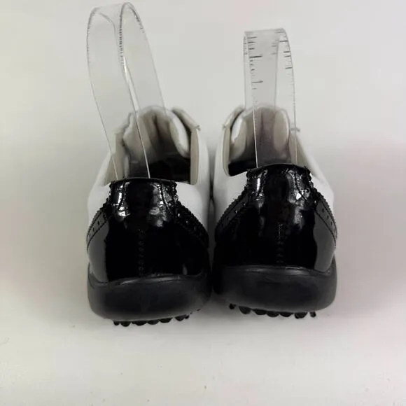 FootJoy LoPro Collection Golf Shoes Women's 7 White Leather Lace Up Low Top