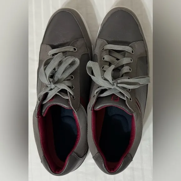 FootJoy Mens FJ Contour Casual Spikeless Golf Shoes 54238 Gray Leather Sz 11.5M