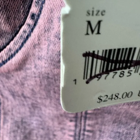 Free People Exclusive Malibu Midi Dress Size Medium in Electric Purple Denim