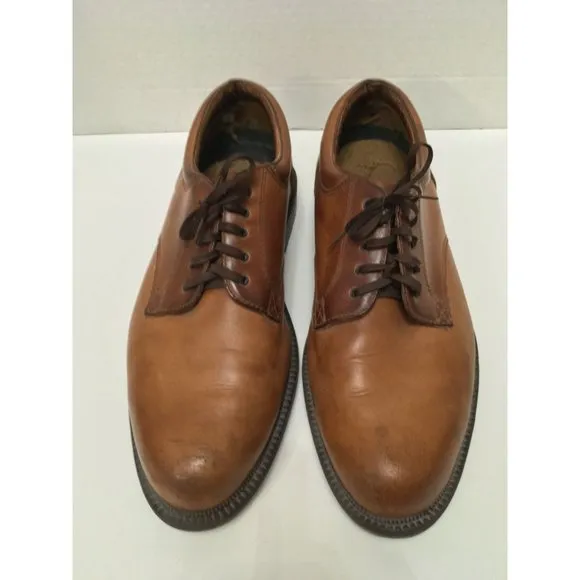 Frye 9 Brown Leather Lace Up Casual Business Occasion Dress Oxford Shoes