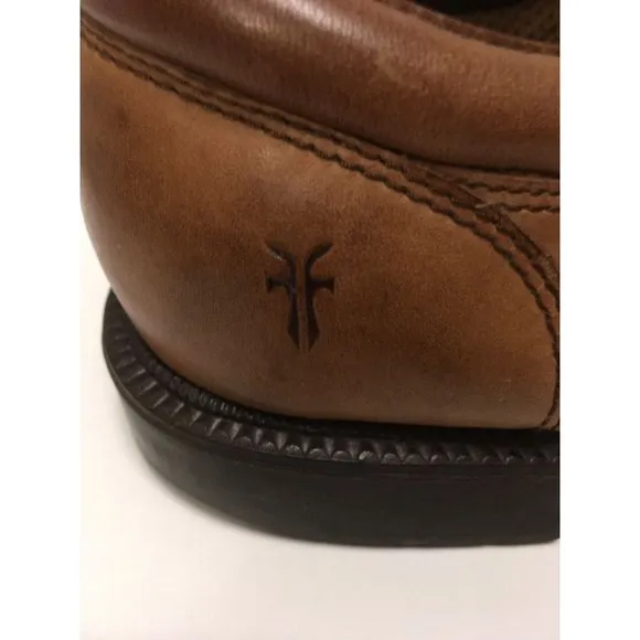 Frye 9 Brown Leather Lace Up Casual Business Occasion Dress Oxford Shoes