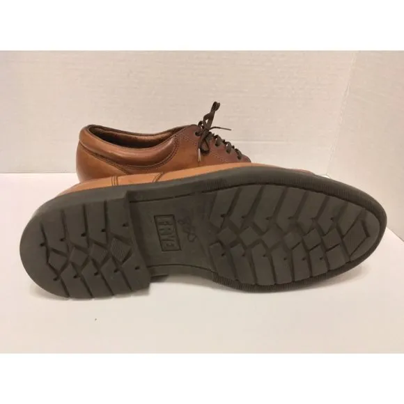 Frye 9 Brown Leather Lace Up Casual Business Occasion Dress Oxford Shoes