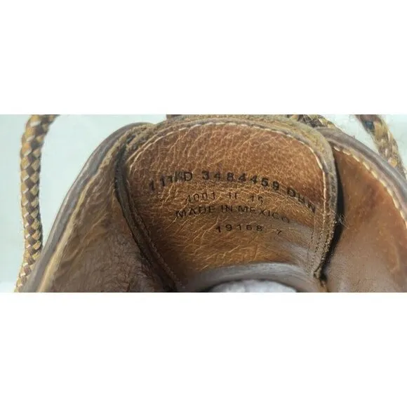 Frye Grant Oxford Men’s Brown Leather Dress Casual Shoes Size 11.5 D