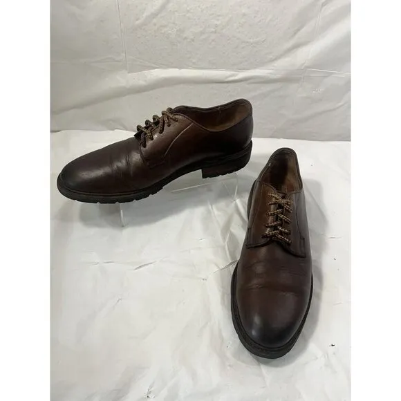Frye Grant Oxford Men’s Brown Leather Dress Casual Shoes Size 11.5 D