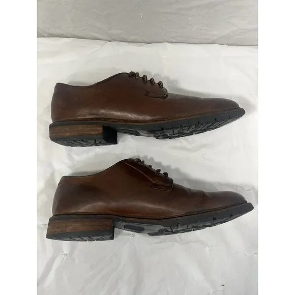Frye Grant Oxford Men’s Brown Leather Dress Casual Shoes Size 11.5 D