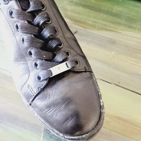 Frye Leather Marbled Sneakers