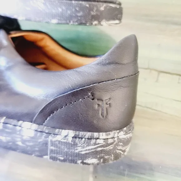 Frye Leather Marbled Sneakers