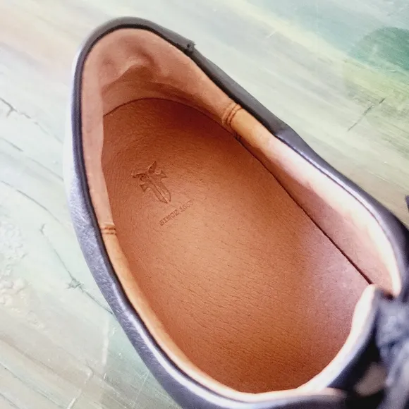 Frye Leather Marbled Sneakers
