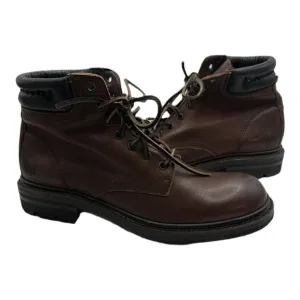 Frye Sz 7 Brown Leather Hiking Lace-Up Boots