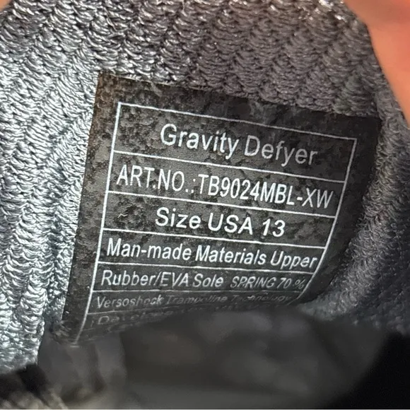 GDEFY Men’s Gravity Defyer Mighty Walk Comfort Walking Shoes Size 13 Extra Wide