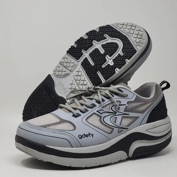 GDFEY Ion Sneakers Crosstrainers Mens Sz 14 Gray Athletic Shoes Arch Support