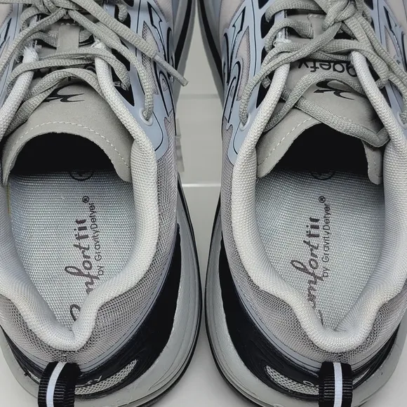 GDFEY Ion Sneakers Crosstrainers Mens Sz 14 Gray Athletic Shoes Arch Support