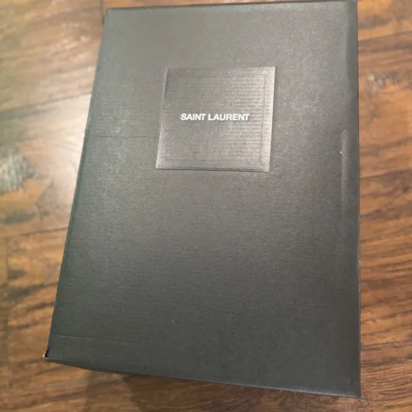 Gently worn  Saint Laurent Andy leather sneakers