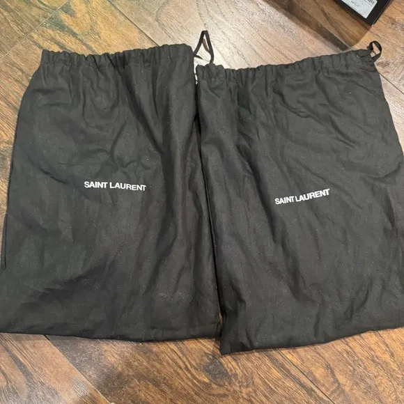 Gently worn  Saint Laurent Andy leather sneakers