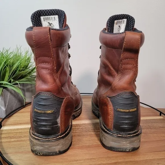 Georgia Boot Carbo-Tec LT Waterproof Lacer Work Boot Size 42