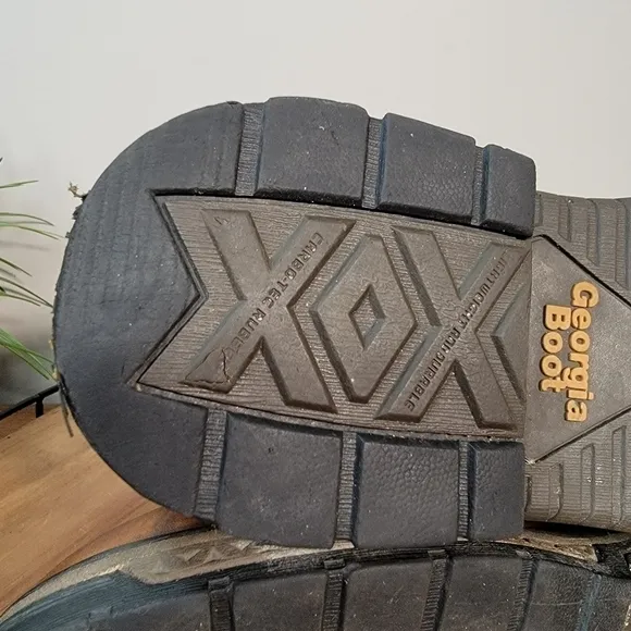 Georgia Boot Carbo-Tec LT Waterproof Lacer Work Boot Size 42