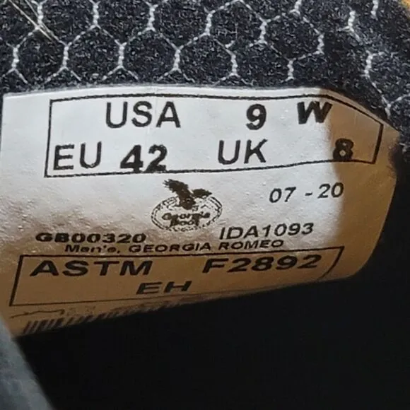 Georgia Boot Giant Revamp Romeo Gored Leather Brown Oil Resistant Work Boots
