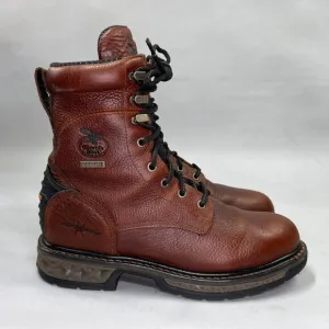 Georgia Men's Size 8 Carbo-Tec LT Waterproof Lacer Work Boots