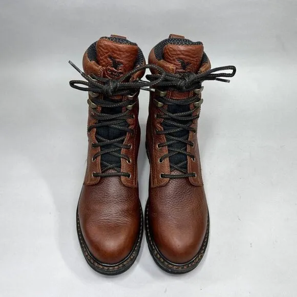 Georgia Men's Size 8 Carbo-Tec LT Waterproof Lacer Work Boots