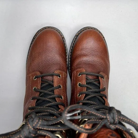 Georgia Men's Size 8 Carbo-Tec LT Waterproof Lacer Work Boots