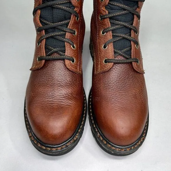 Georgia Men's Size 8 Carbo-Tec LT Waterproof Lacer Work Boots