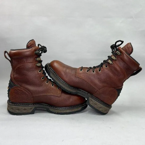Georgia Men's Size 8 Carbo-Tec LT Waterproof Lacer Work Boots