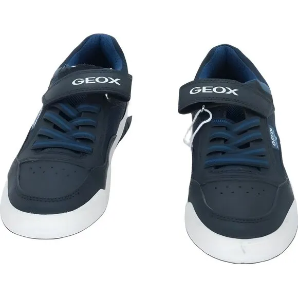 Geox Boy's Djrock Black/Royal Sneakers - US 2 Little Kid
