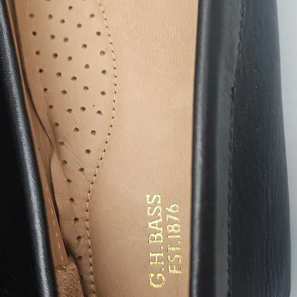 GH Bass Women's Dylan Driver Moccasin Loafer Flats Shoes Black Size 10