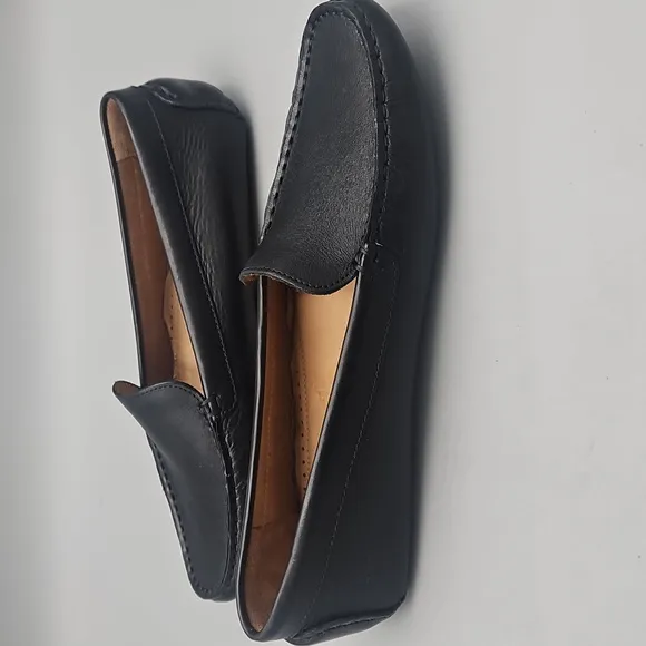 GH Bass Women's Dylan Driver Moccasin Loafer Flats Shoes Black Size 10