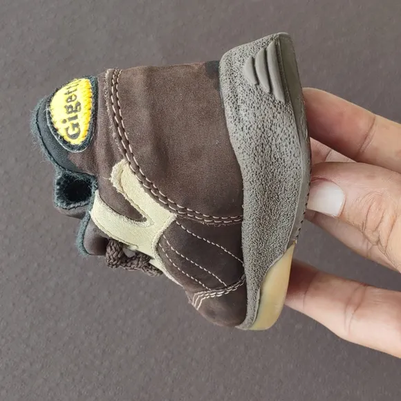 GIGETTO'S Boys Sports Shoes / Kids / Leather Ankle Boot/Sneaker