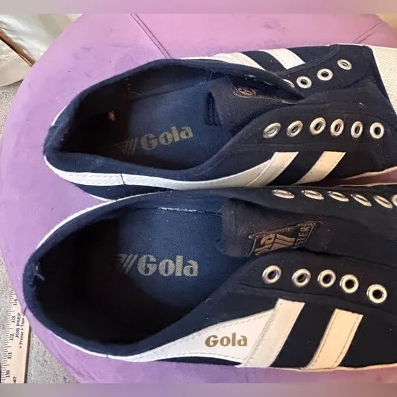 Gola Women's &quot;Coaster&quot; Slip-on Sneakers Navy Blue GUC