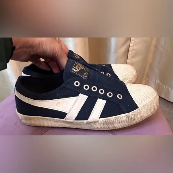 Gola Women's &quot;Coaster&quot; Slip-on Sneakers Navy Blue GUC