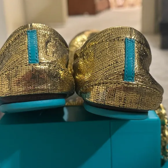 Gold Women's Flats by Tieks