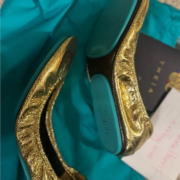 Gold Women's Flats by Tieks