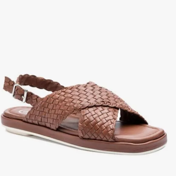 GOLO Criss Slingback Leather Sandal, Size 7.5, NWT
