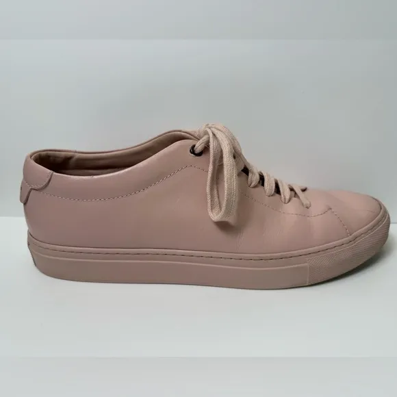 Good Man Brand Edge LoTop Sneaker Mono Pink Leather Sneakers Made in Italy 11.5