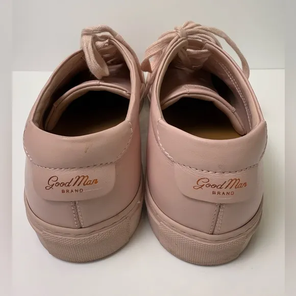 Good Man Brand Edge LoTop Sneaker Mono Pink Leather Sneakers Made in Italy 11.5