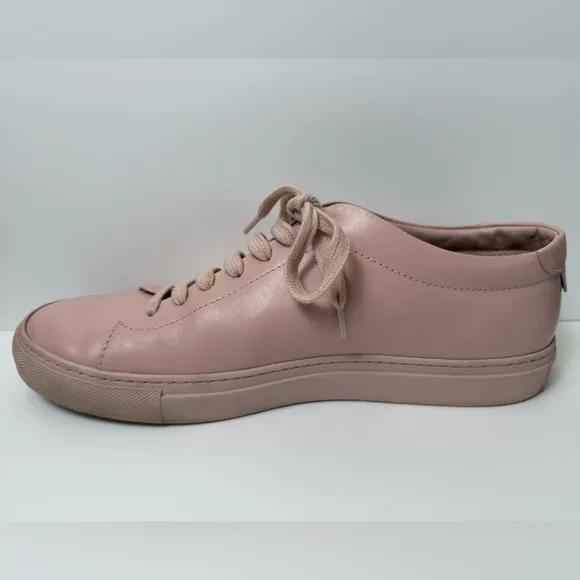 Good Man Brand Edge LoTop Sneaker Mono Pink Leather Sneakers Made in Italy 11.5