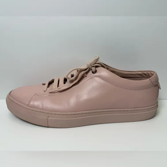 Good Man Brand Edge LoTop Sneaker Mono Pink Leather Sneakers Made in Italy 11.5
