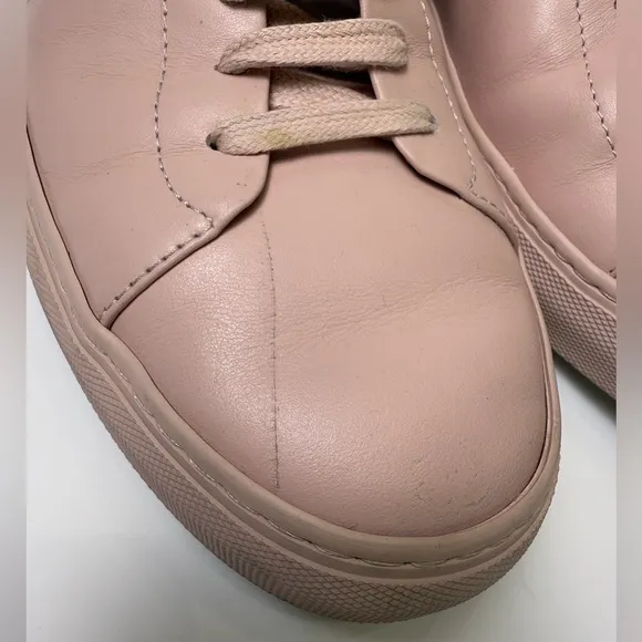 Good Man Brand Edge LoTop Sneaker Mono Pink Leather Sneakers Made in Italy 11.5